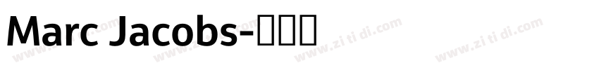 Marc Jacobs字体转换